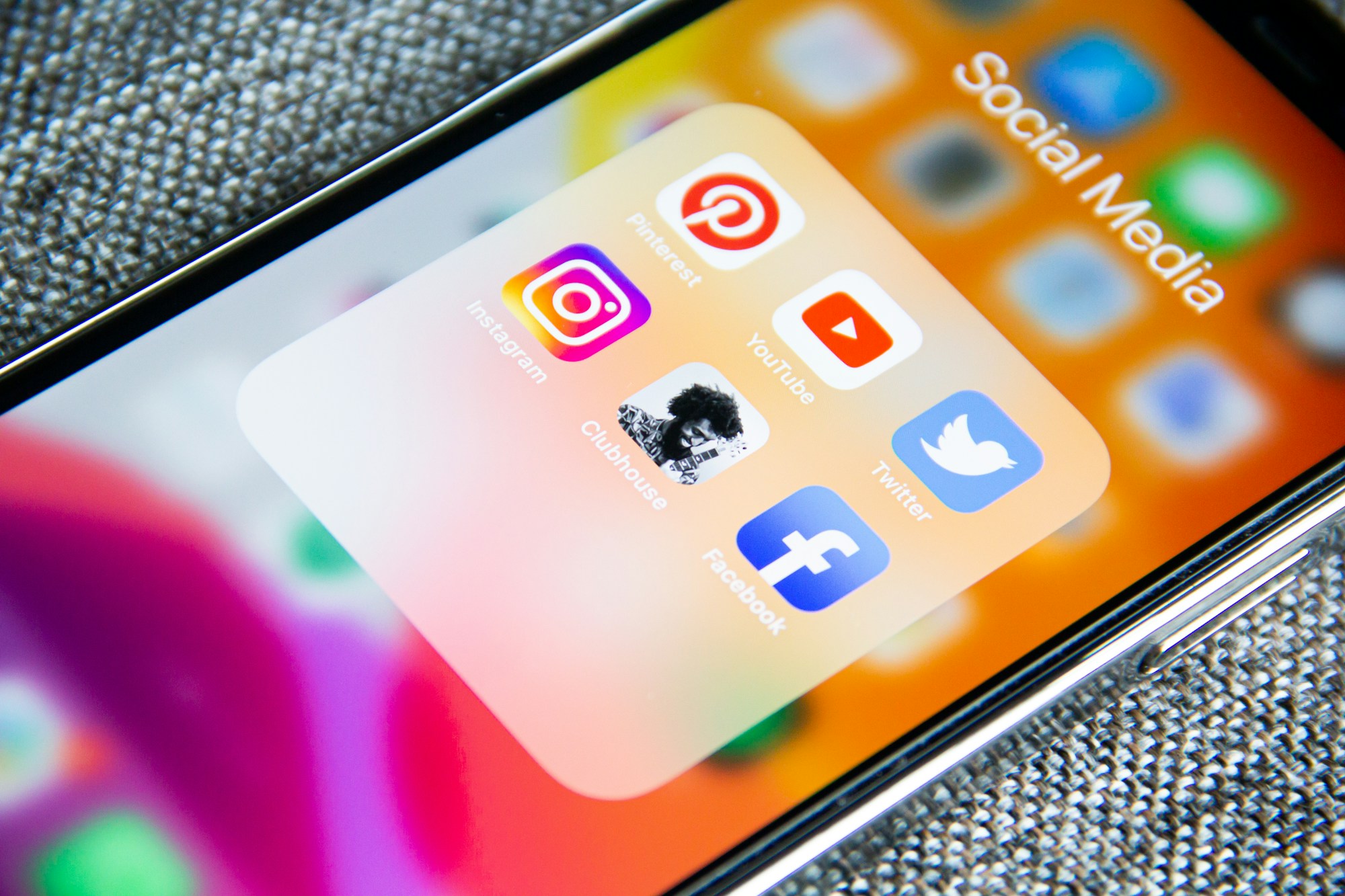 App icons on a smartphone home screen